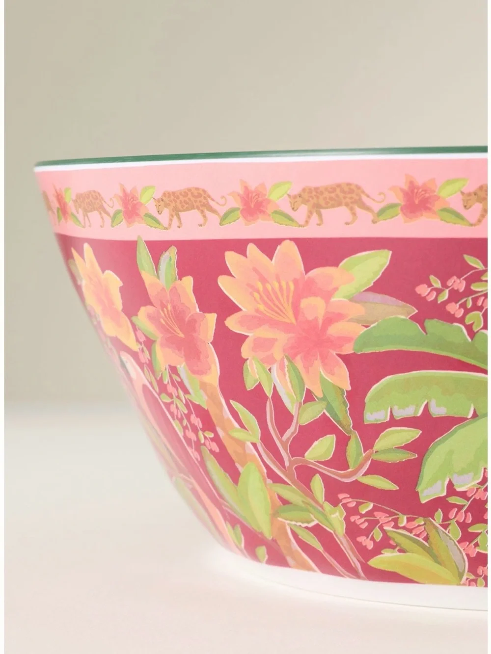 Farm Rio x Anthropologie Melamine Serving Bowl | Rainforest | 160 oz | NWT